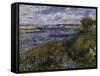 The Seine at Champrosay, c.1876-Pierre-Auguste Renoir-Framed Stretched Canvas