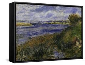 The Seine at Champrosay, c.1876-Pierre-Auguste Renoir-Framed Stretched Canvas