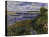 The Seine at Champrosay, c.1876-Pierre-Auguste Renoir-Stretched Canvas
