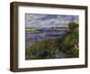 The Seine at Champrosay, c.1876-Pierre-Auguste Renoir-Framed Giclee Print