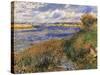 The Seine at Champrosay-null-Stretched Canvas