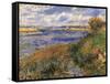 The Seine at Champrosay-null-Framed Stretched Canvas