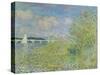 The Seine at Chatou Near Argenteuil, 1878-Claude Monet-Stretched Canvas