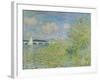 The Seine at Chatou Near Argenteuil, 1878-Claude Monet-Framed Giclee Print