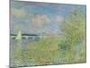 The Seine at Chatou Near Argenteuil, 1878-Claude Monet-Mounted Giclee Print