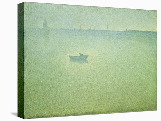 The Seine at Dawn-Charles Angrand-Stretched Canvas