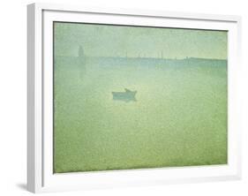 The Seine at Dawn-Charles Angrand-Framed Giclee Print