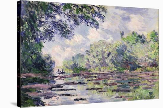 The Seine at Giverny, 1885-Claude Monet-Stretched Canvas