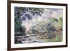 The Seine at Giverny, 1885-Claude Monet-Framed Giclee Print