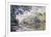 The Seine at Giverny, 1885-Claude Monet-Framed Premium Giclee Print