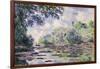 The Seine at Giverny, 1885-Claude Monet-Framed Giclee Print