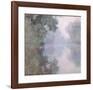 The Seine at Giverny, Morning Mists, 1897-Claude Monet-Framed Art Print