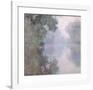 The Seine at Giverny, Morning Mists, 1897-Claude Monet-Framed Art Print