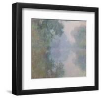 The Seine at Giverny, Morning Mists, 1897-Claude Monet-Framed Art Print