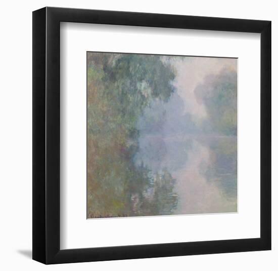 The Seine at Giverny, Morning Mists, 1897-Claude Monet-Framed Art Print