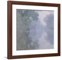 The Seine at Giverny, Morning Mists, 1897-Claude Monet-Framed Art Print