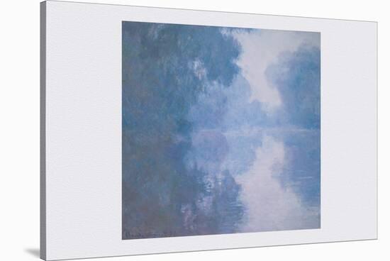 The Seine at Giverny, Morning Mists-Claude Monet-Stretched Canvas