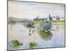 The Seine at Lavacourt, 1878 (oil on canvas)-Claude Monet-Mounted Giclee Print