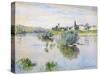 The Seine at Lavacourt, 1878 (oil on canvas)-Claude Monet-Stretched Canvas