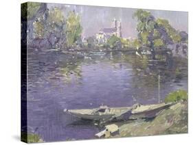 The Seine at Mantes-Paul Mathieu-Stretched Canvas