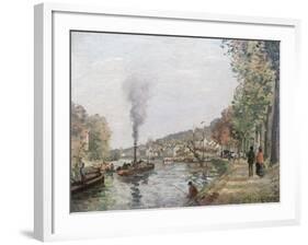 The Seine at Marly, 1871-Camille Pissarro-Framed Giclee Print