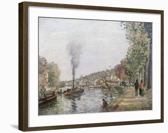 The Seine at Marly, 1871-Camille Pissarro-Framed Giclee Print