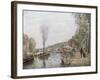 The Seine at Marly, 1871-Camille Pissarro-Framed Giclee Print