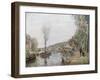 The Seine at Marly, 1871-Camille Pissarro-Framed Giclee Print