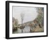 The Seine at Marly, 1871-Camille Pissarro-Framed Giclee Print