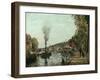 The Seine at Marly-Camille Pissarro-Framed Giclee Print