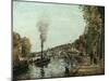 The Seine at Marly-Camille Pissarro-Mounted Giclee Print