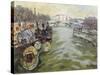 The Seine at Paris, 1951-Glyn Morgan-Stretched Canvas