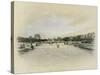 The Seine at Paris-Mortimer Ludington Menpes-Stretched Canvas