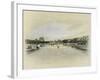 The Seine at Paris-Mortimer Ludington Menpes-Framed Giclee Print