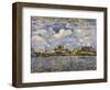 The Seine at Point Du Jour, 1877-Alfred Sisley-Framed Giclee Print