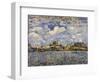 The Seine at Point Du Jour, 1877-Alfred Sisley-Framed Giclee Print