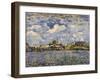 The Seine at Point Du Jour, 1877-Alfred Sisley-Framed Giclee Print