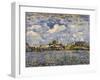 The Seine at Point Du Jour, 1877-Alfred Sisley-Framed Giclee Print