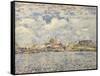The Seine at Point du Jour, 1877-Alfred Sisley-Framed Stretched Canvas