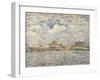 The Seine at Point du Jour, 1877-Alfred Sisley-Framed Giclee Print