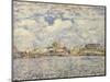 The Seine at Point du Jour, 1877-Alfred Sisley-Mounted Giclee Print