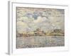 The Seine at Point du Jour, 1877-Alfred Sisley-Framed Giclee Print