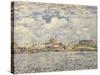 The Seine at Point du Jour, 1877-Alfred Sisley-Stretched Canvas