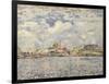 The Seine at Point du Jour, 1877-Alfred Sisley-Framed Giclee Print