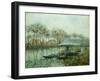 The Seine at Port Marley; La Seine a Port Marley, 1902-1903-Gustave Loiseau-Framed Premium Giclee Print