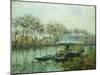 The Seine at Port Marley; La Seine a Port Marley, 1902-1903-Gustave Loiseau-Mounted Premium Giclee Print