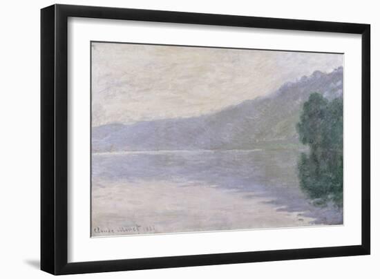 The Seine at Port-Villez-Claude Monet-Framed Giclee Print