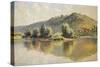 The Seine at Port-Villez-Claude Monet-Stretched Canvas