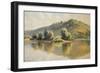 The Seine at Port-Villez-Claude Monet-Framed Giclee Print