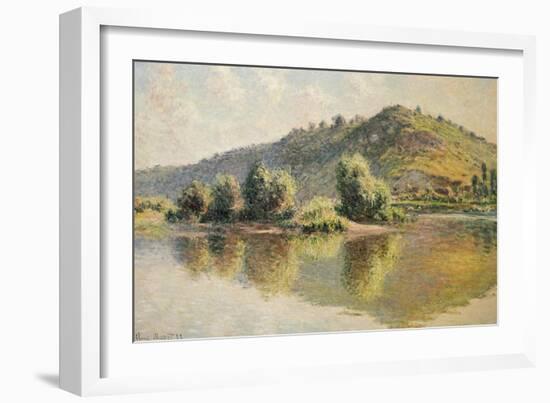 The Seine at Port-Villez-Claude Monet-Framed Giclee Print
